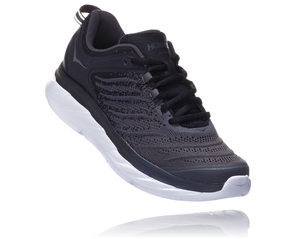 Hoka One One Akasa Löparskor Dam Svarta/MörkGrå - SE-9304527